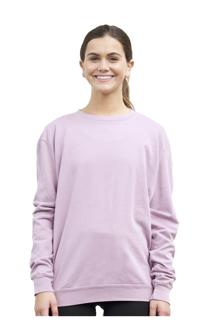 Vintage Pigment Dyed Fleece Crew Sweatshirt Made in USA by Royal Apparel 13559PD