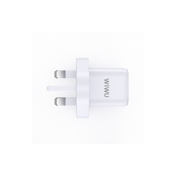 Wiwu Wi-U017 Jello 30W PD Gan Fast Charger 3pin – White