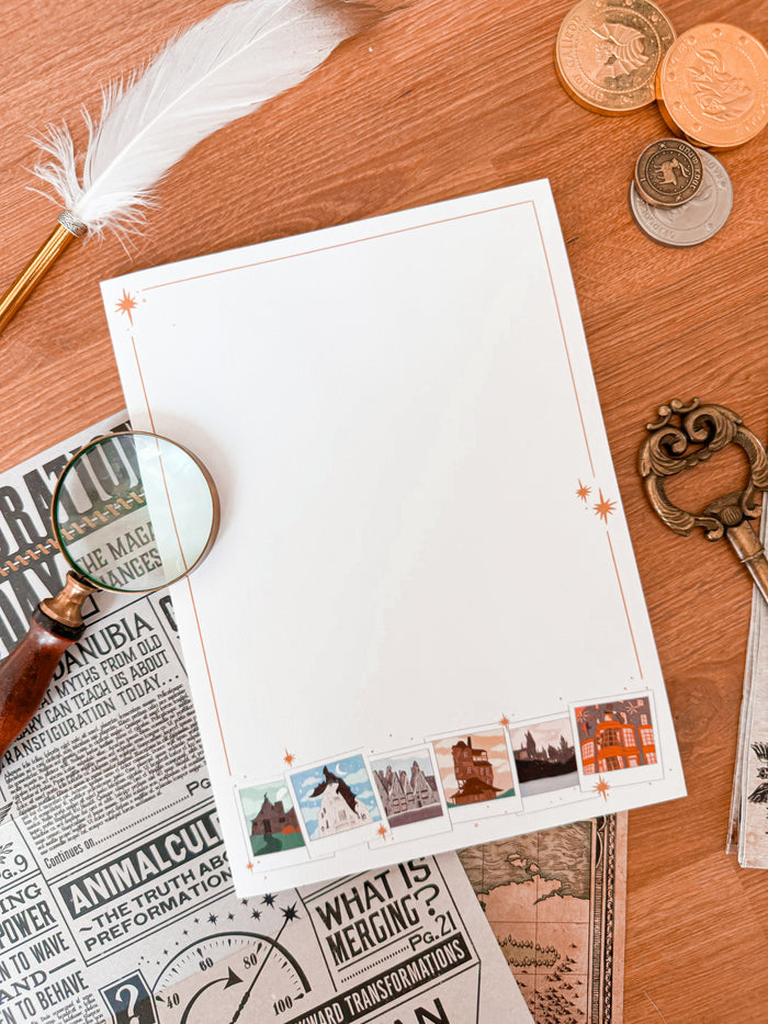 Wizardry Locations Polaroids Post-It Notepad