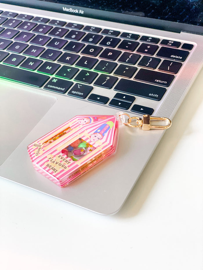 Wizardry Sweet Shop Beans Shaker Keychain