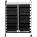 Yaheetech 20-Drawer Rolling Storage Cart