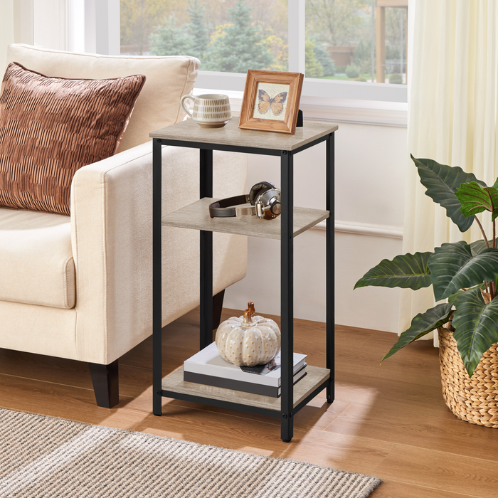 Yaheetech 29.5″ Height Rustic Industrial Side Table
