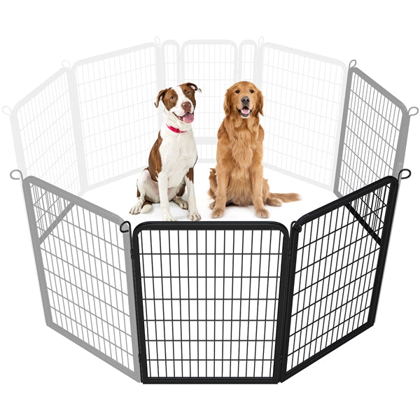 Yaheetech 39.5″ Tall 2/6 Panels Dog Playpen