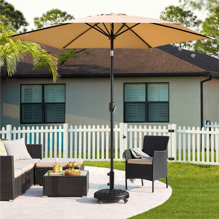 Yaheetech 45lb Outdoor Patio Rolling Heavy-duty Umbrella Base