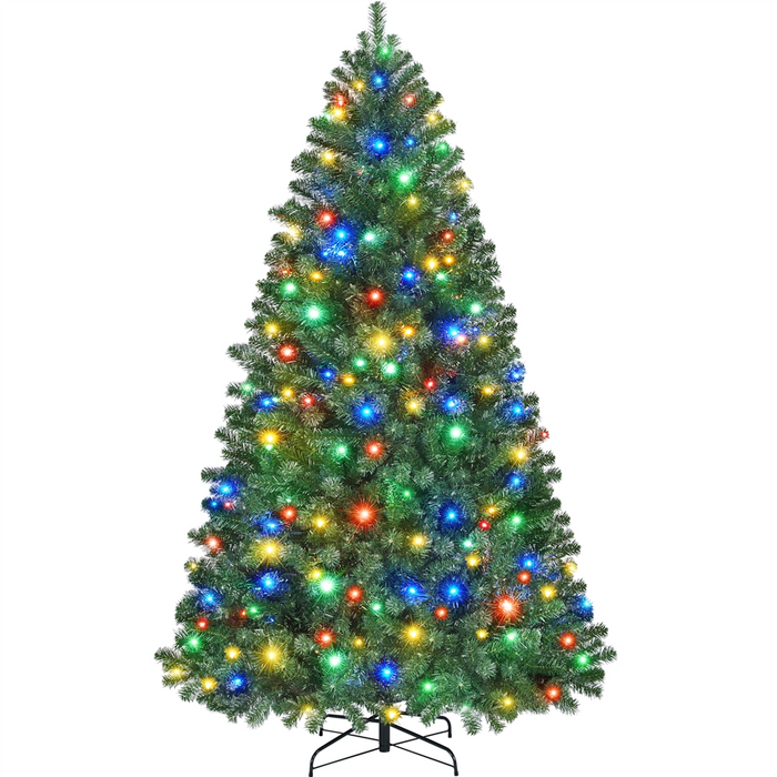 Yaheetech 6/7.5ft Pre-lit Artificial Christmas Tree