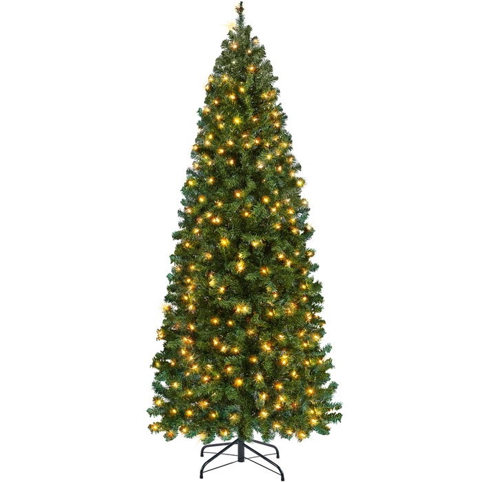 Yaheetech 6FT Pre-lit Pencil Artificial Christmas Tree