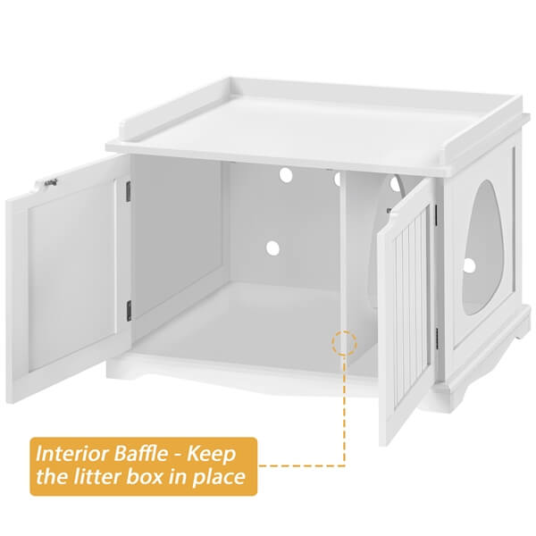 Yaheetech Cat Litter Box Enclosure