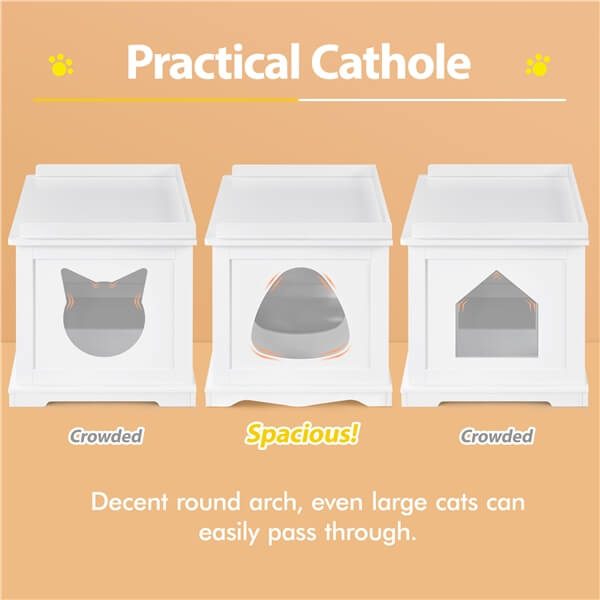 Yaheetech Cat Litter Box Enclosure