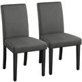 Yaheetech Dining Chairs Set of 2 Fabric Upholstered Parson