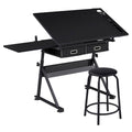 Height Adjustable Drawing Table