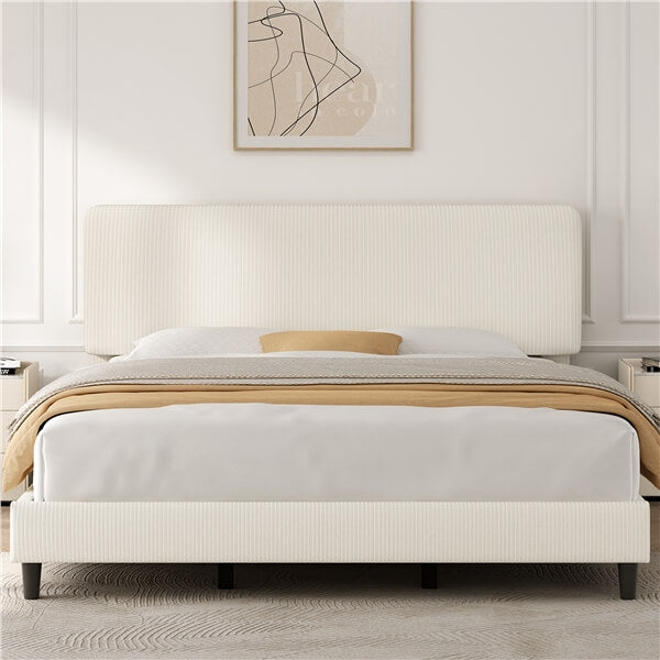 Yaheetech King Size Upholstered Bed