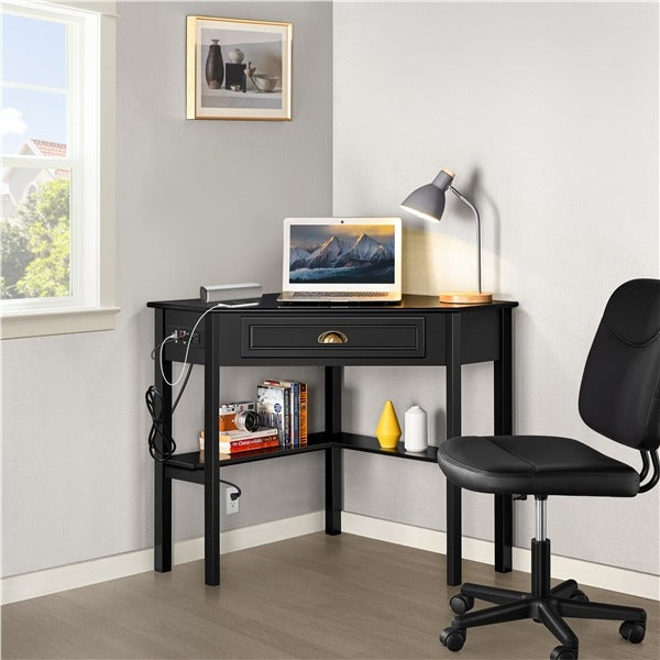Yaheetech L Shaped Computer Corner Table