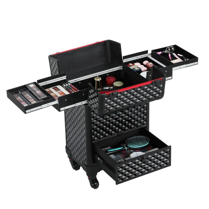 Yaheetech Makeup Case Black