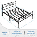 Yaheetech Metal Bed Frame