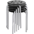 Yaheetech Padded Round Stacking Stool Set