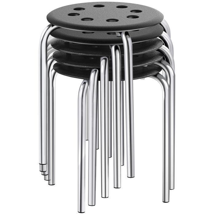 Yaheetech Padded Round Stacking Stool Set