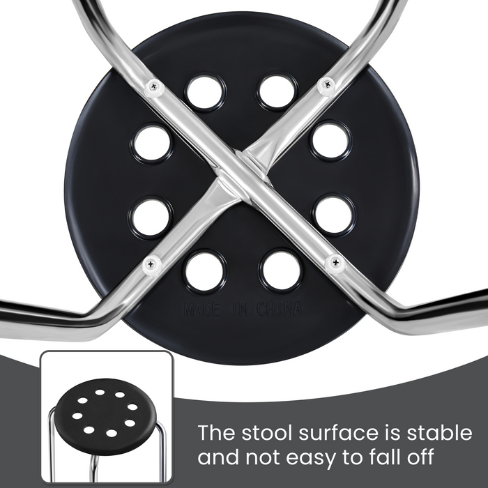 Yaheetech Padded Round Stacking Stool Set