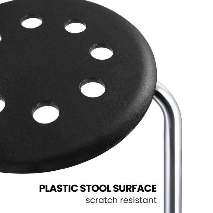 Yaheetech Padded Round Stacking Stool Set