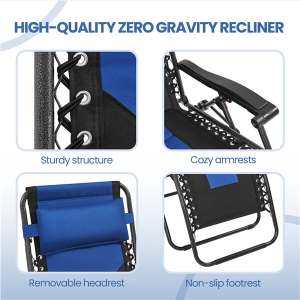 Yaheetech Padded Zero Gravity Recliner