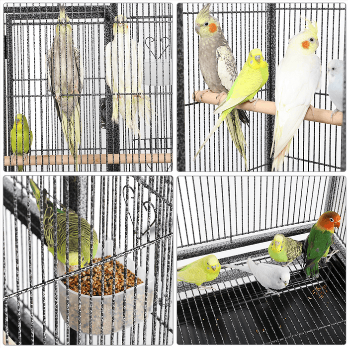 Yaheetech 53.7-inch Large Parrot Cage with Stand