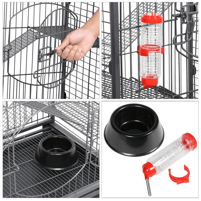 Yaheetech 37-inch 4-Tier Pet Cage