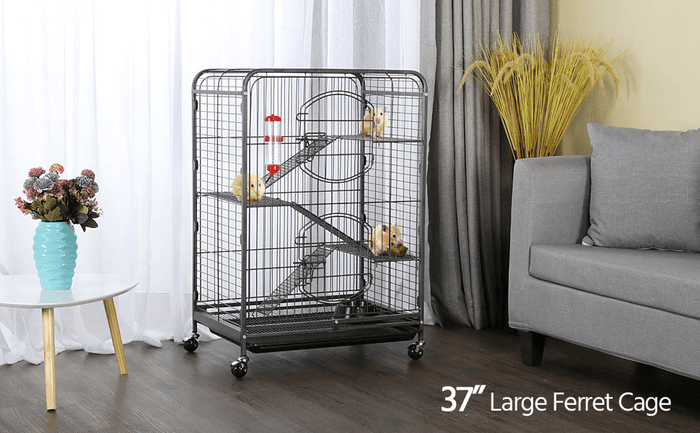 Yaheetech 37-inch 4-Tier Pet Cage