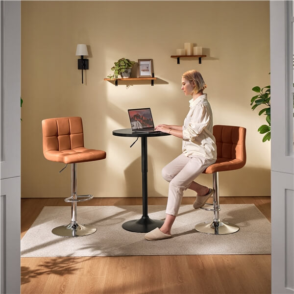 Yaheetech Round Bar Table