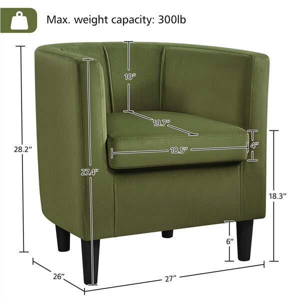 chair with gold accent