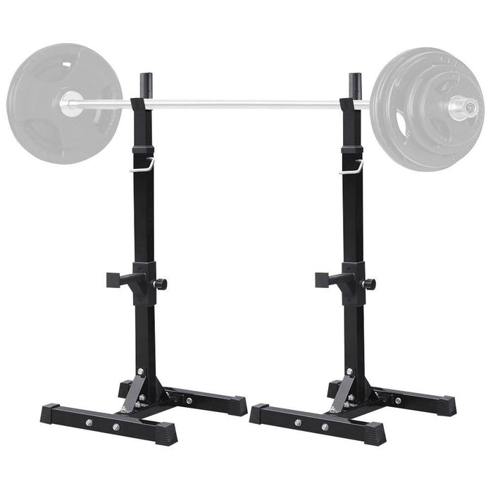 2pcs Adjustable Squat Rack