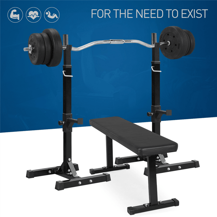 2pcs Adjustable Squat Rack