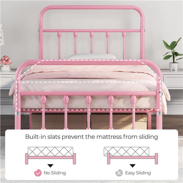 Yaheetech Twin Size Platform Bed