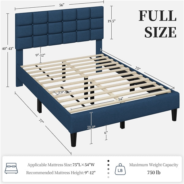 Yaheetech Upholstered Bed Frame