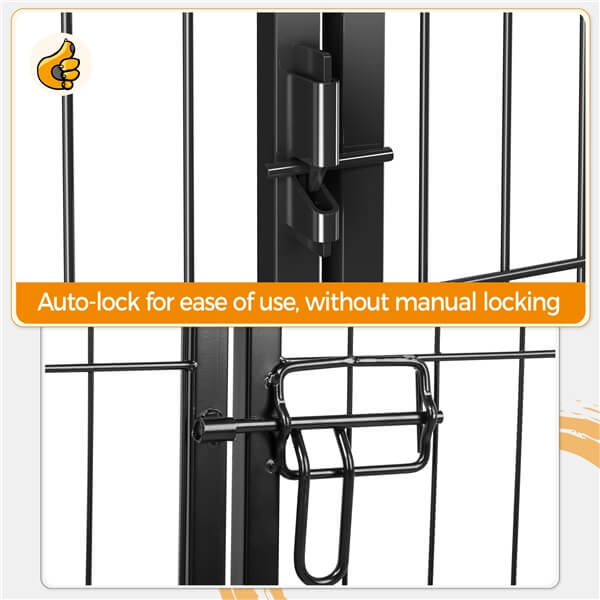 Yaheetech Wide Panel Dog Playpen, 6 Panels 24/40 inch