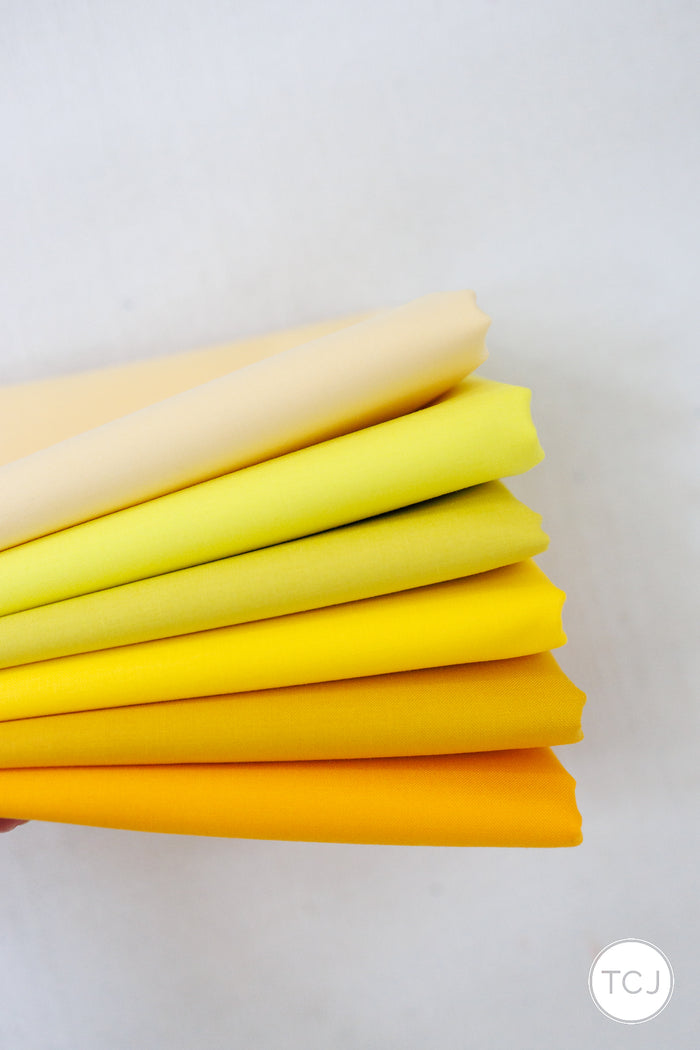 Yellow Bellas -  Half Yard Bundle